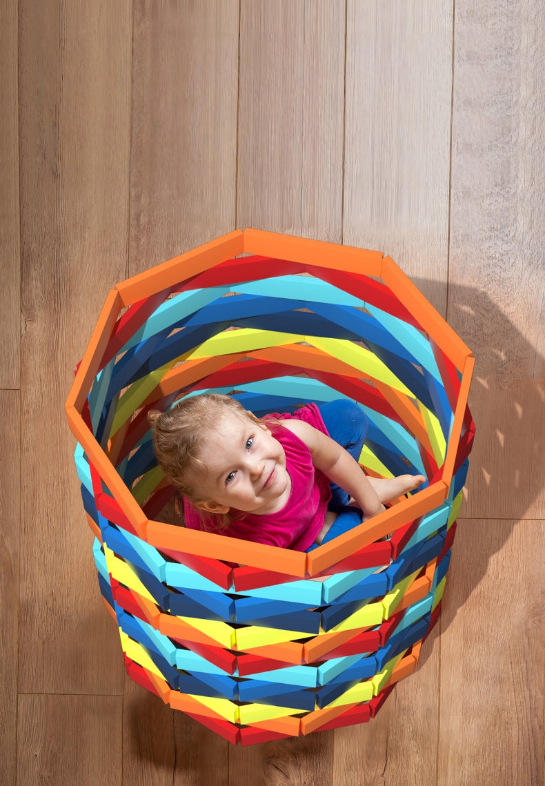 200-Piece Creative Puzzle Building Blocks!