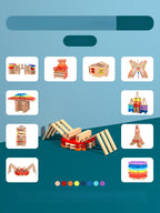 200-Piece Creative Puzzle Building Blocks!