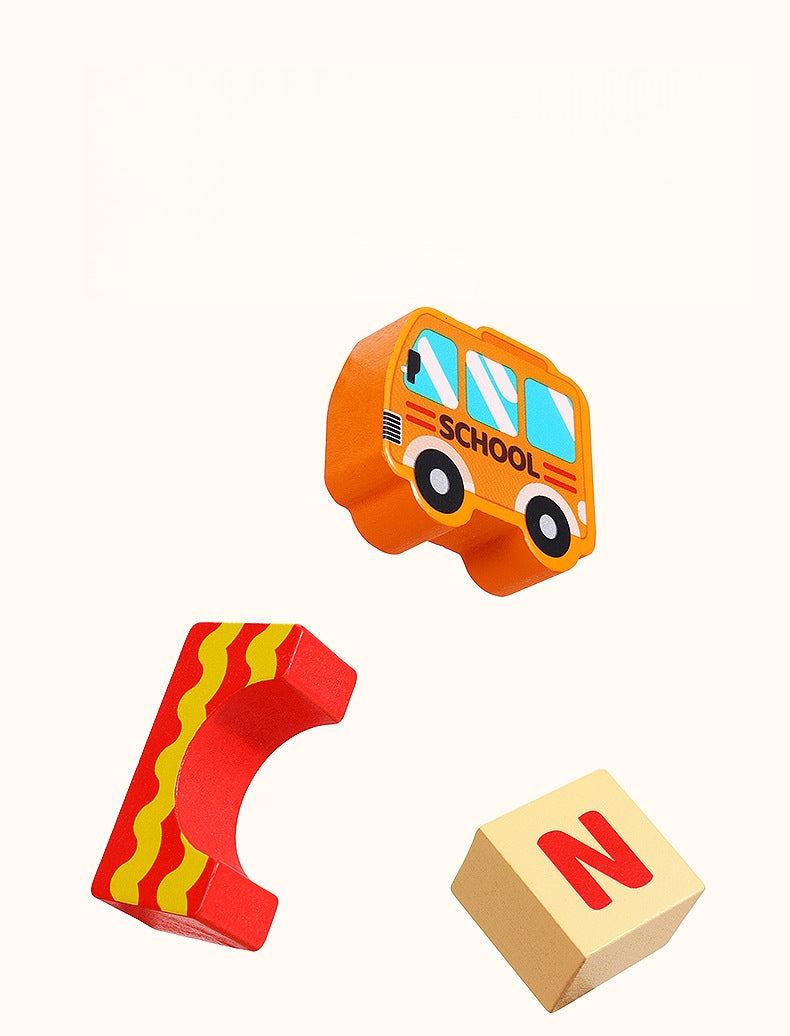 Colorful Macaron Building Blocks Creative STEM Toy for Kids