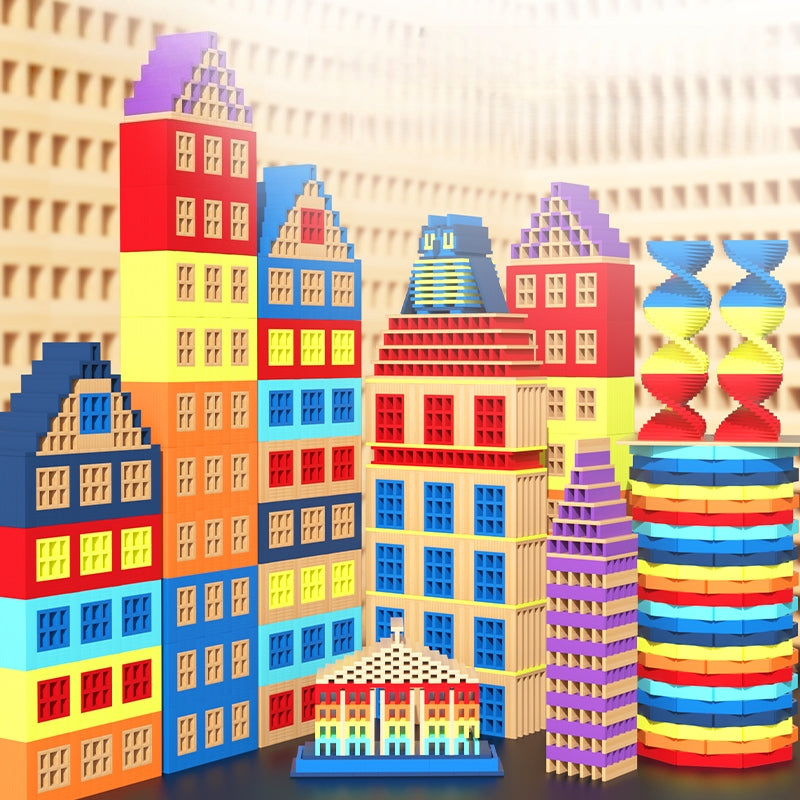 200-Piece Creative Puzzle Building Blocks!