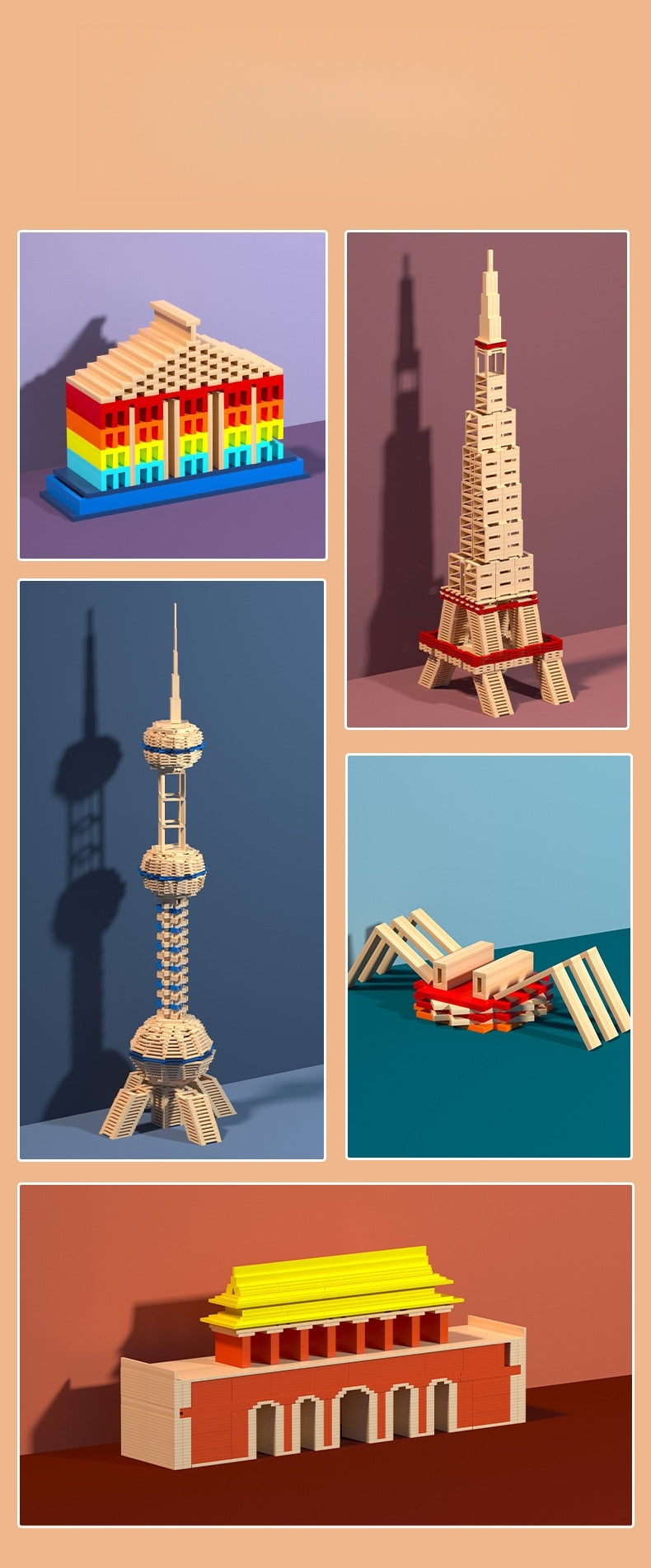 200-Piece Creative Puzzle Building Blocks!