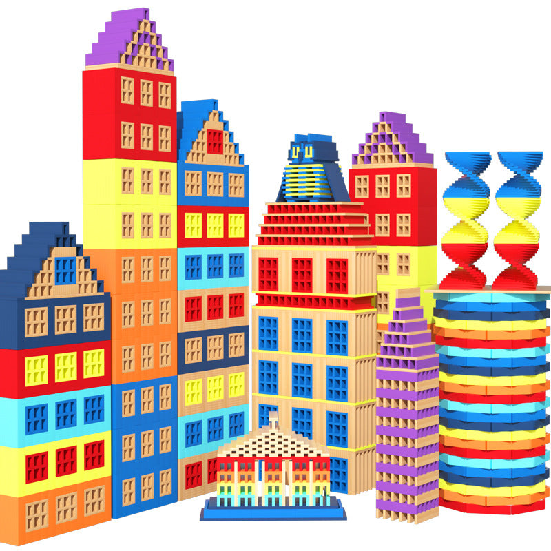 200-Piece Creative Puzzle Building Blocks!