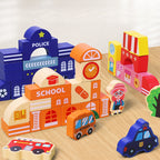 Colorful Macaron Building Blocks Creative STEM Toy for Kids