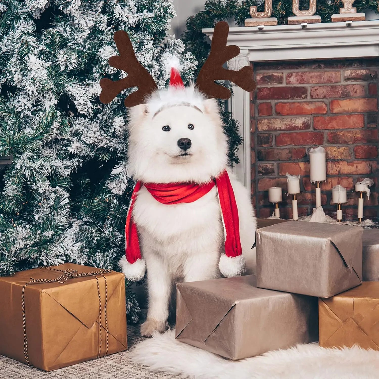 Christmas Pet Antler Headband GiftNestAU