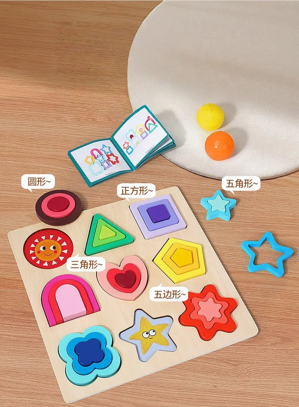 Colorful Learning Puzzle Board