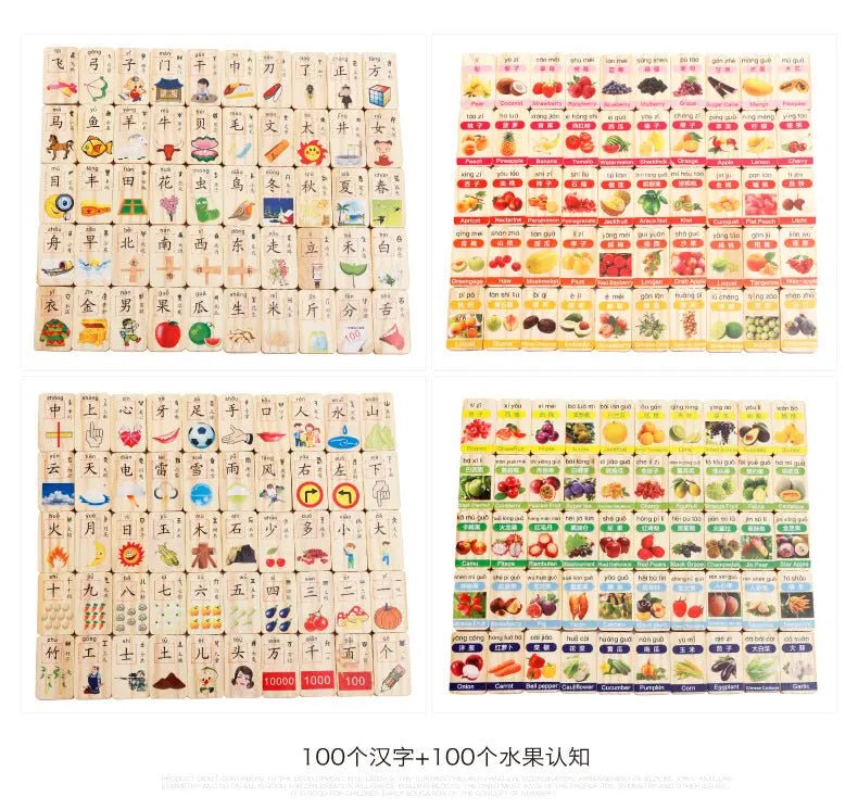 Colorful Fruit Domino Adventure GiftNestAU