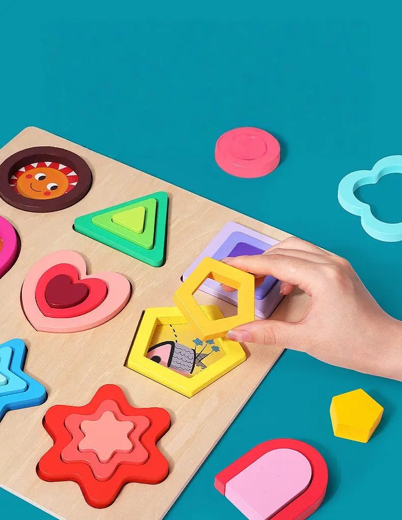 Shape Discovery Puzzle Fun GiftNestAU