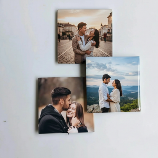 Love Story Magnets – Personalised Couple Photo Magnets